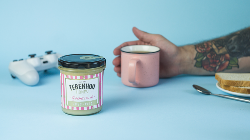 Самоклеящаяся этикетка для меда Terekhov Honey
