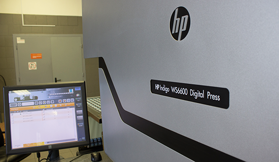 Цифровая печатная машина 7-красочная HP Indigo WS6600